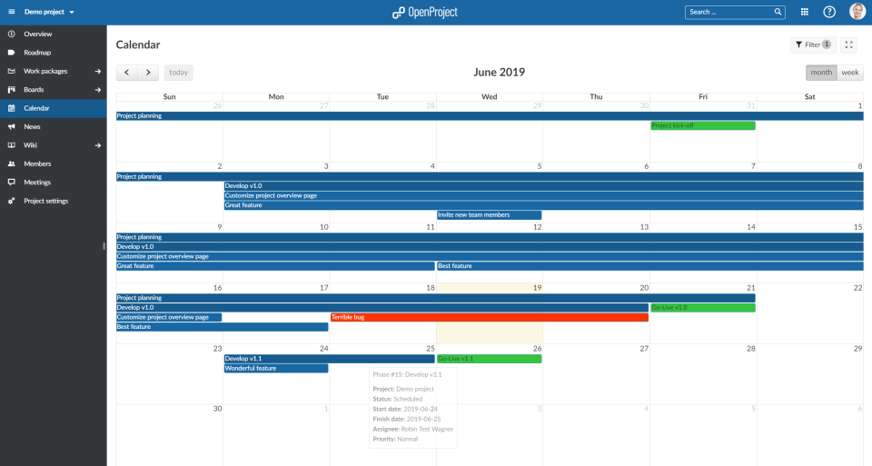 OpenProject подбор