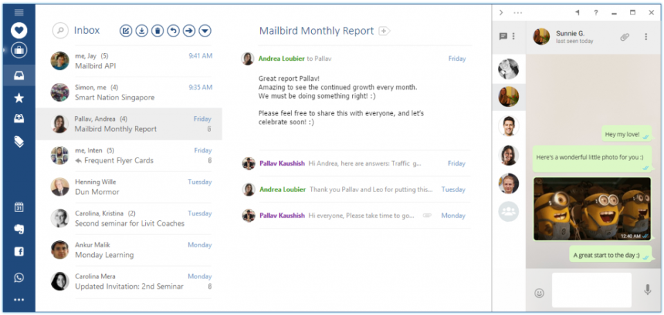 Mailbird программа