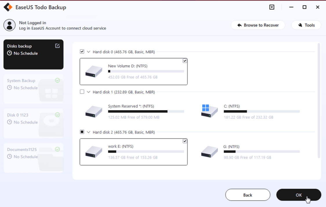 EaseUS Todo Backup сравнение
