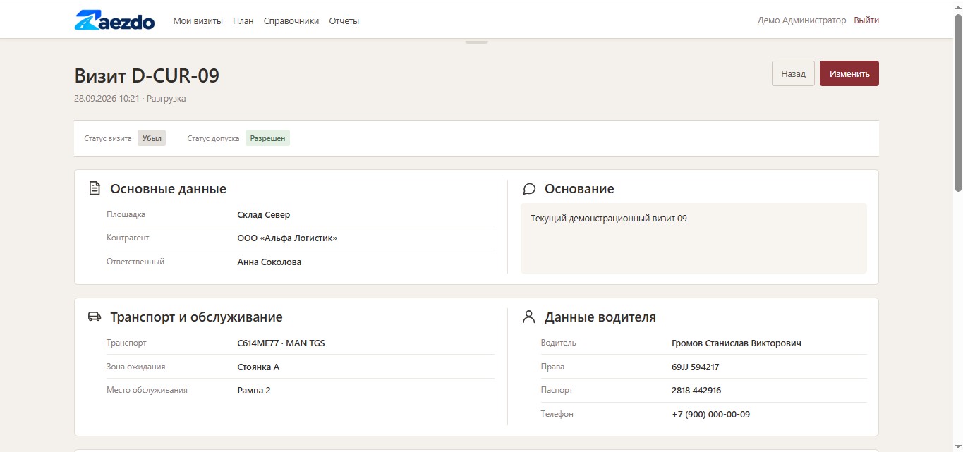 Заездо программа