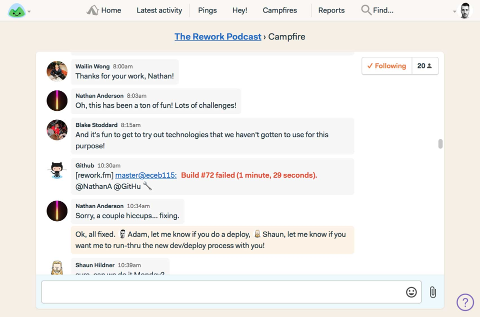 Basecamp ПО