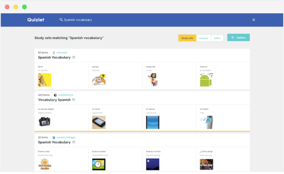 Quizlet ПО