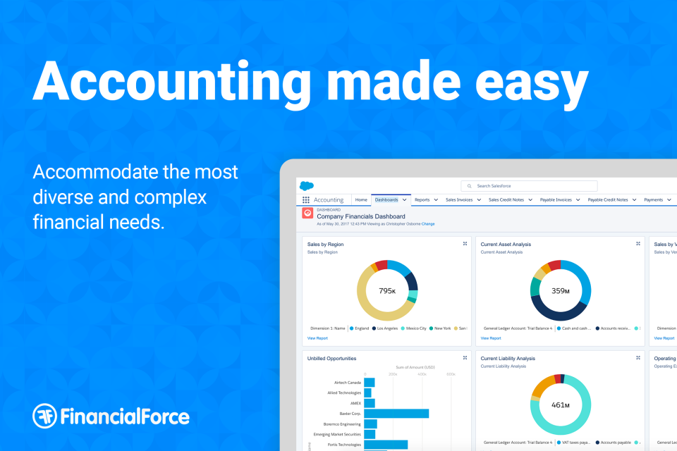 FinancialForce Accounting характеристики