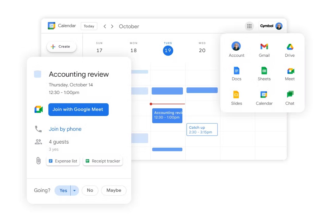 Google Workspace характеристики
