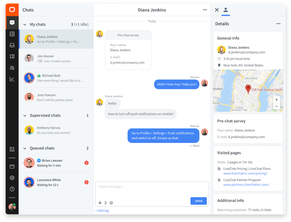LiveChat программа