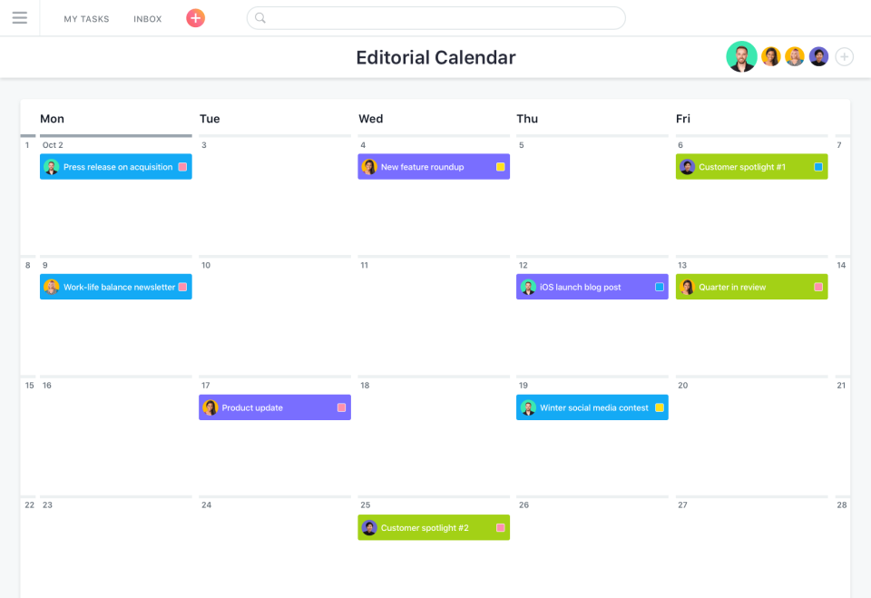 Asana ПО
