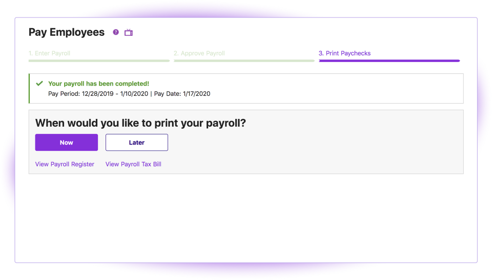 Patriot Payroll характеристики