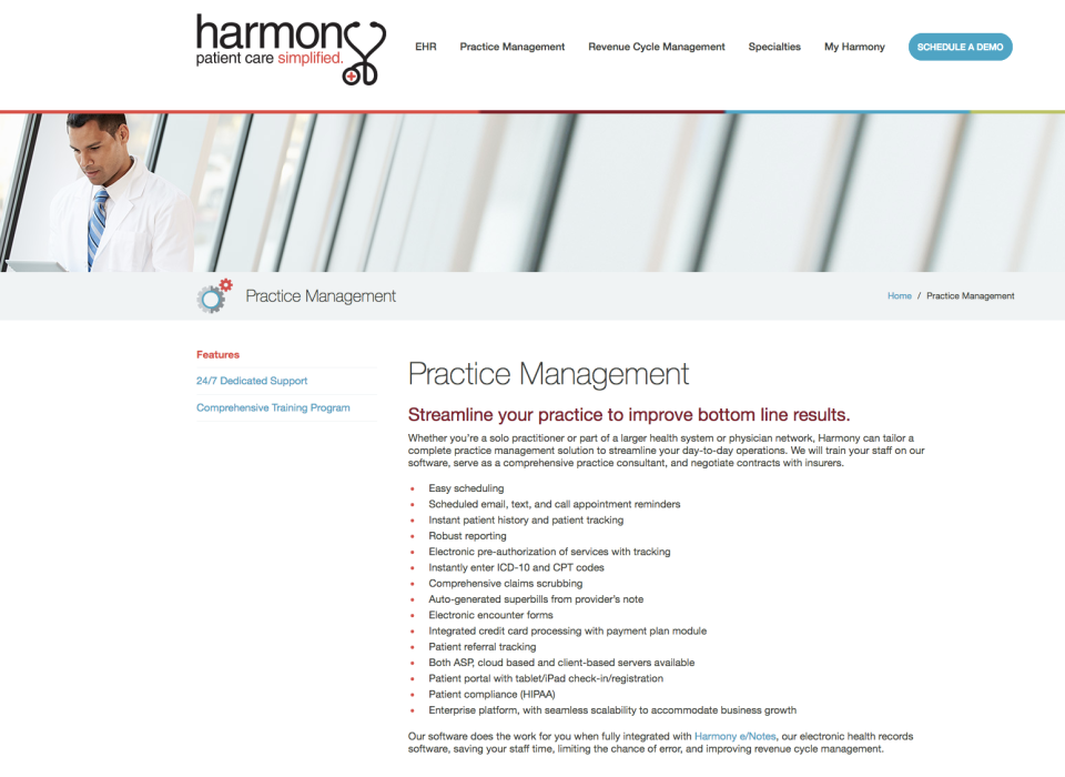 HARMONY Medical характеристики