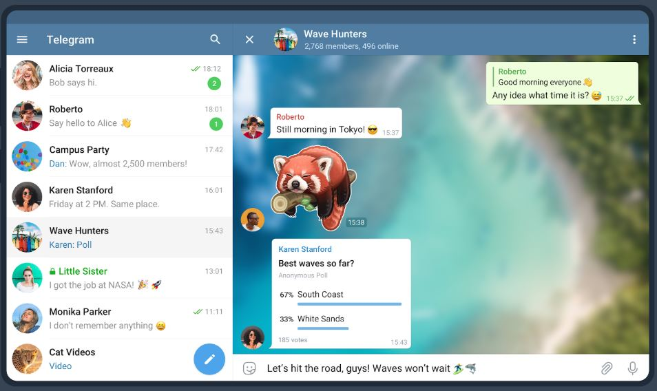 Telegram программа