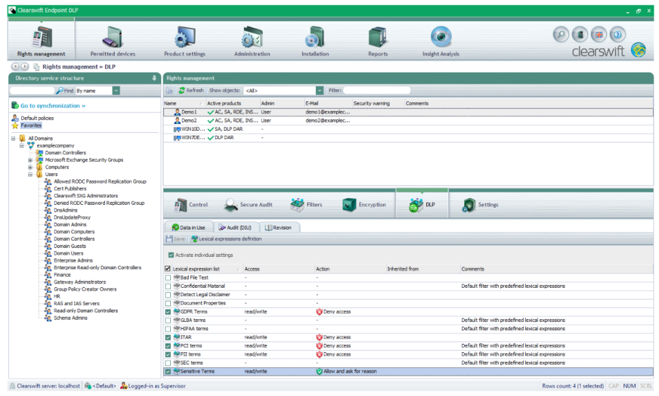 Clearswift Endpoint Data Loss Prevention отзывы