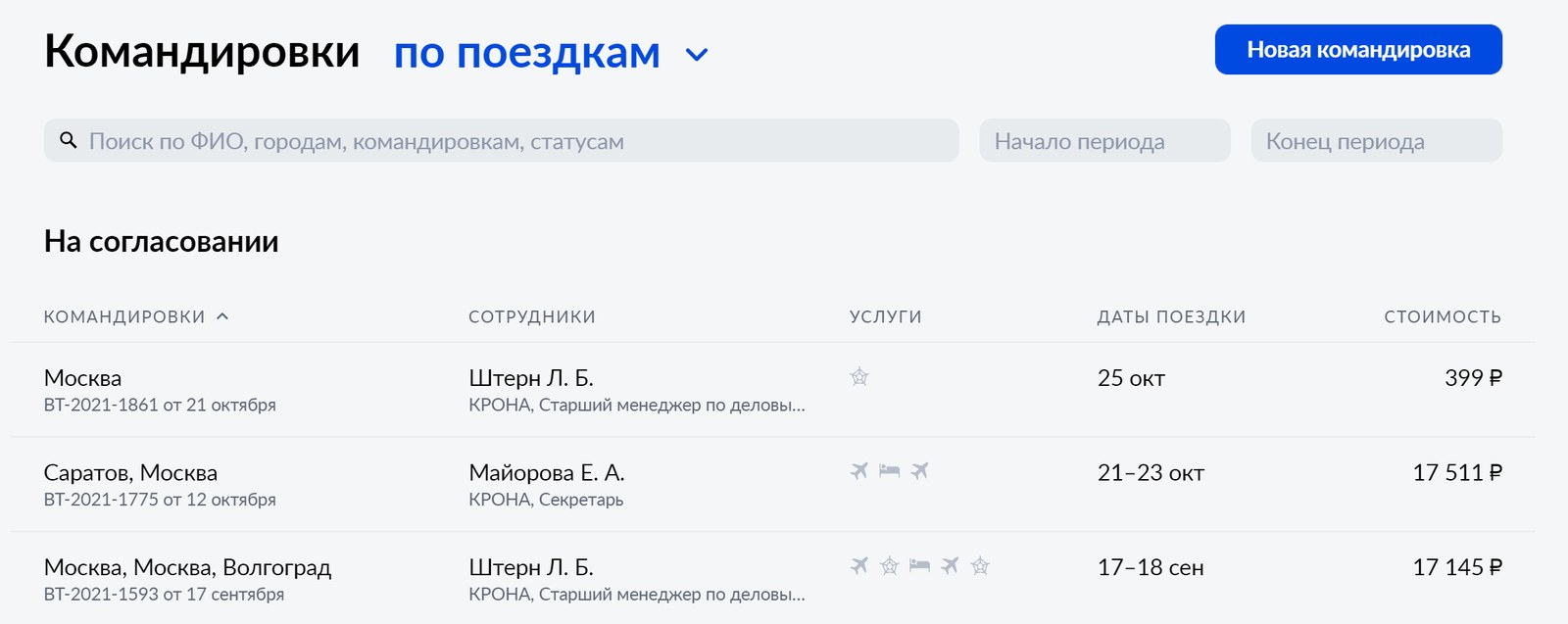 Center Travel подбор
