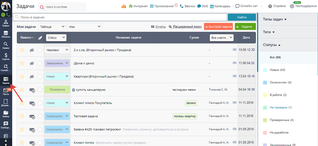 CRM INTRUM ПО