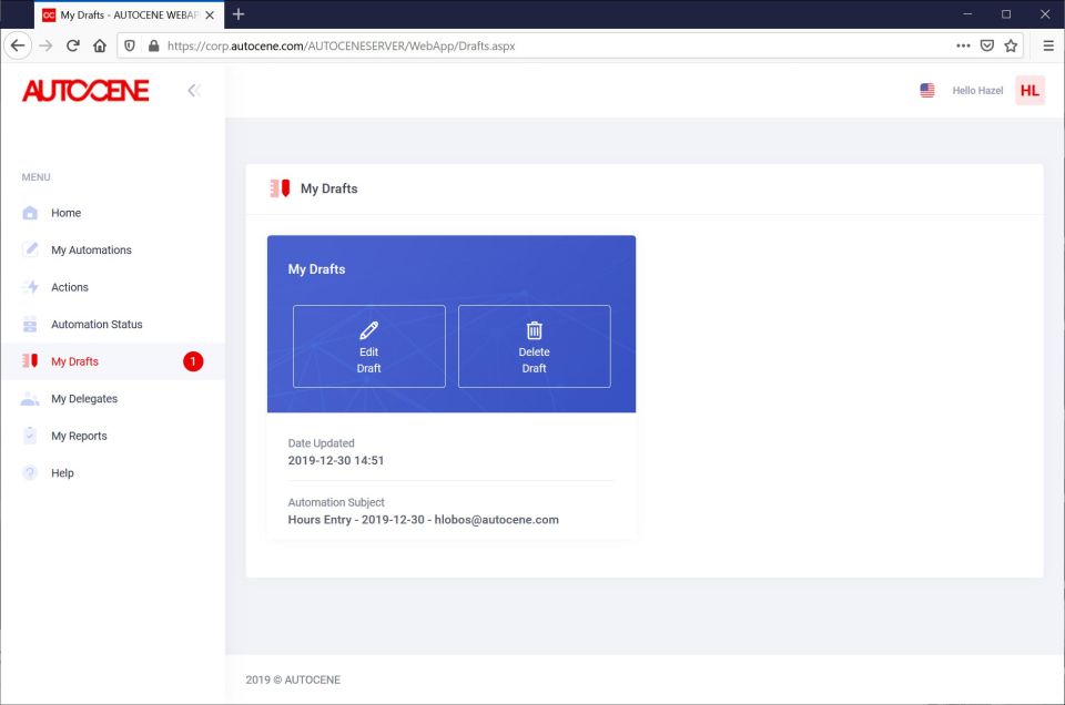 Autocene подбор