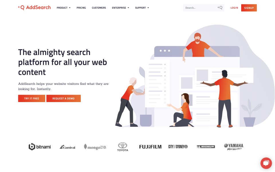 AddSearch программа