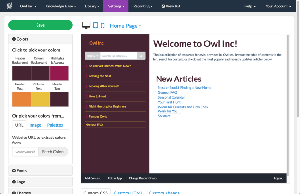 KnowledgeOwl характеристики