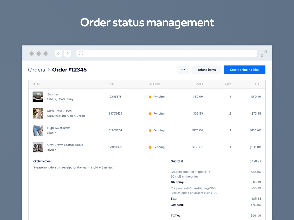 Weebly характеристики
