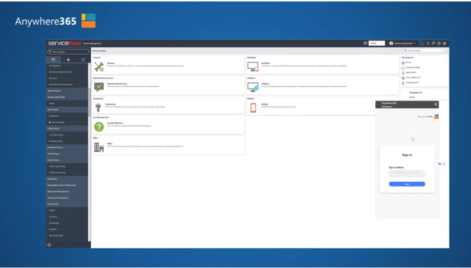 Anywhere365 for Skype Business программа