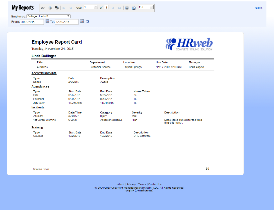 HRweb сравнение
