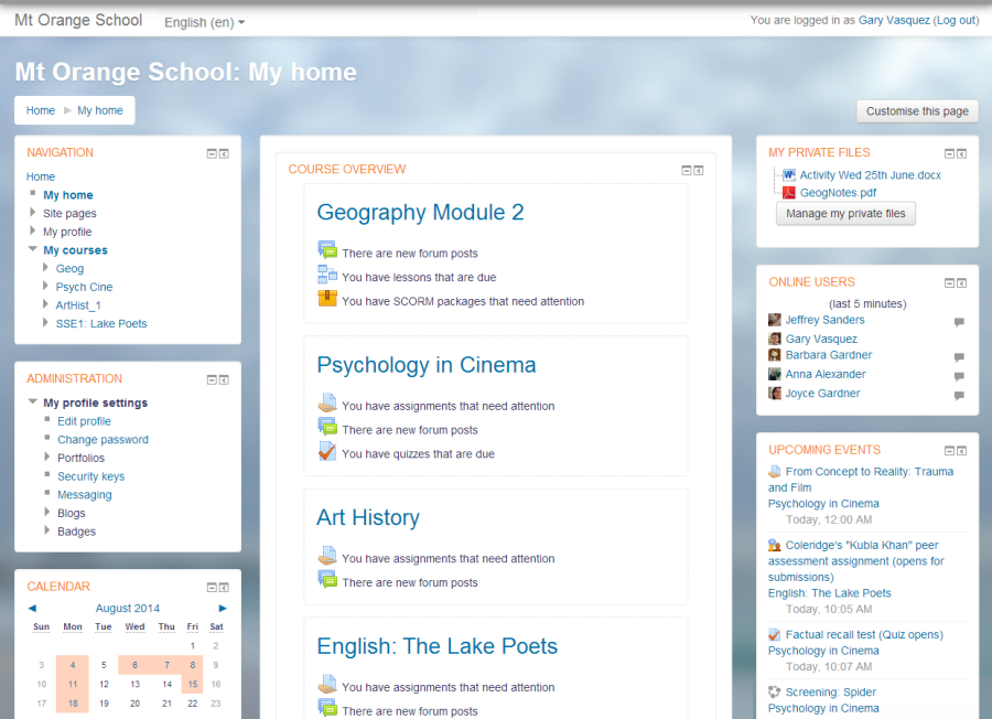 Moodle сравнение