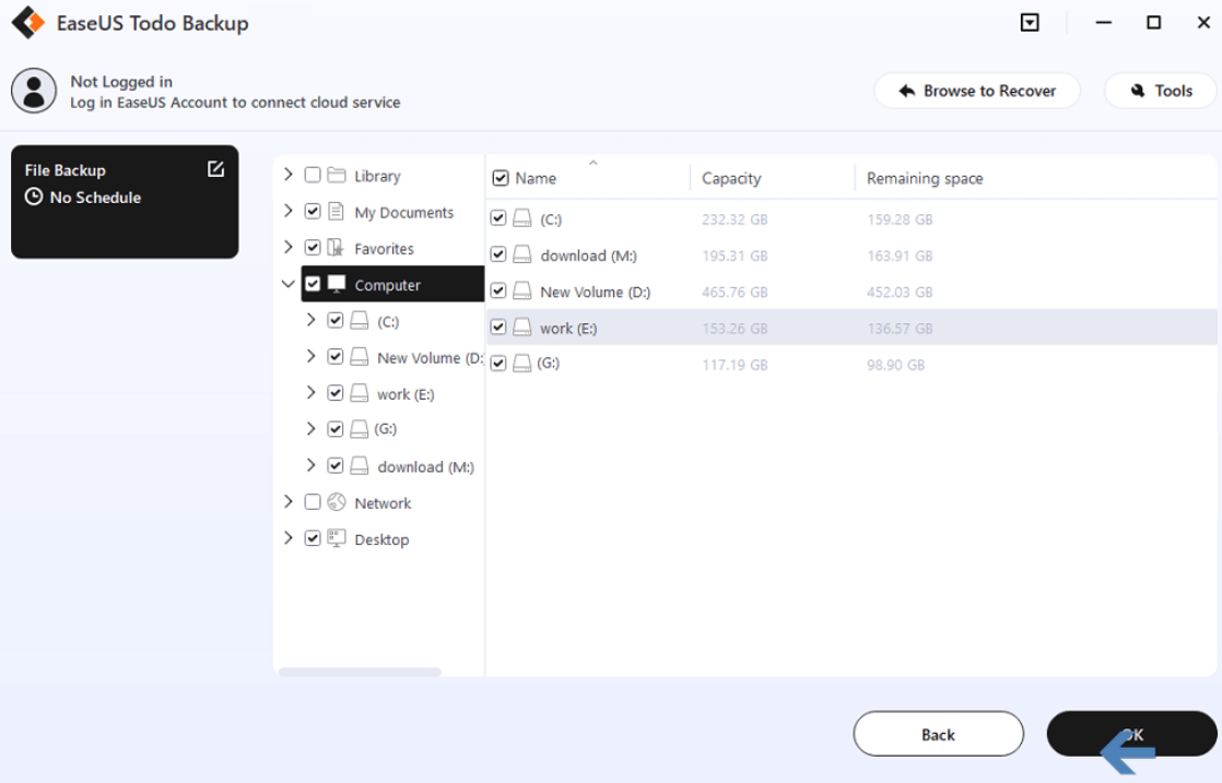 EaseUS Todo Backup ПО