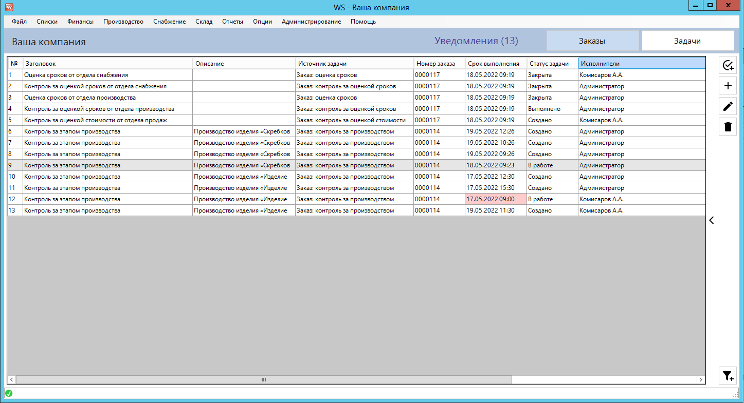 WS. ERP отзывы
