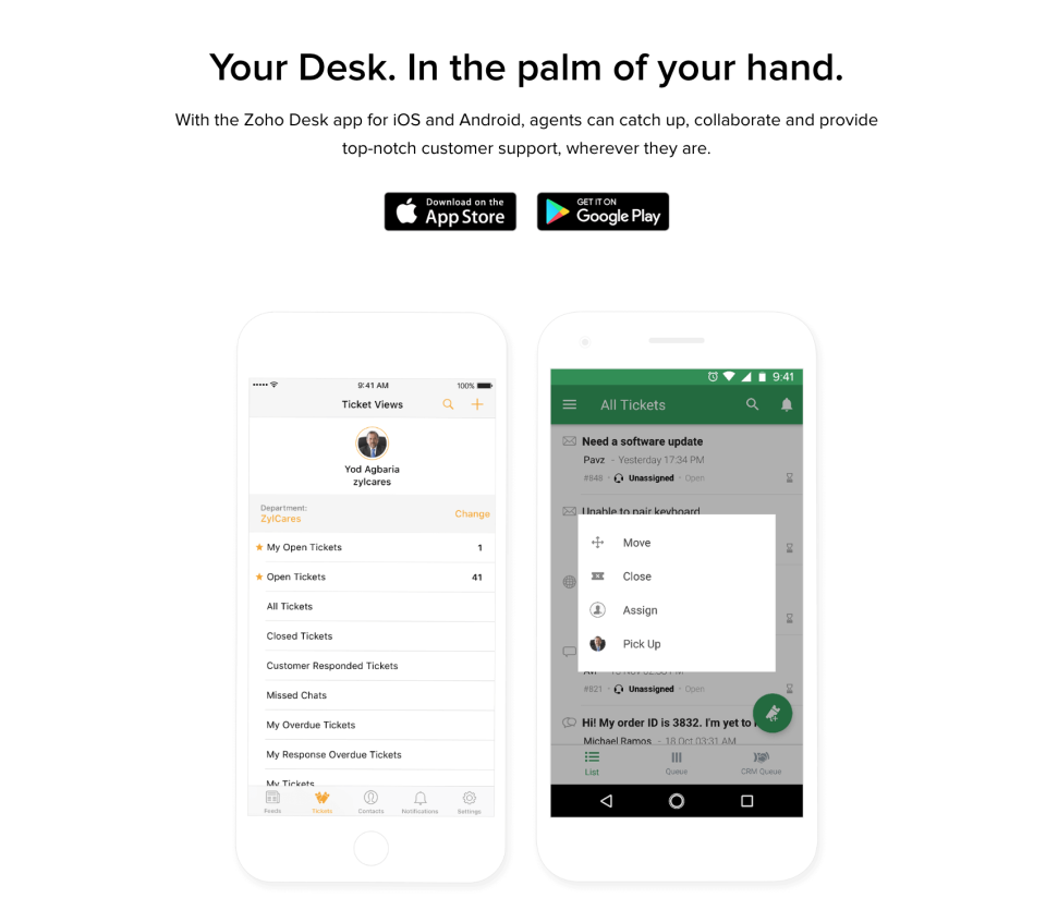 Zoho Desk