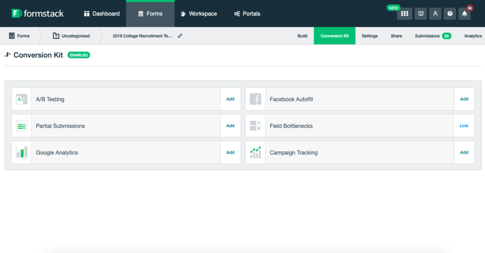 Formstack ПО