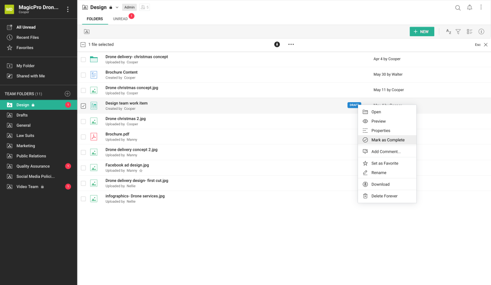 Zoho WorkDrive
