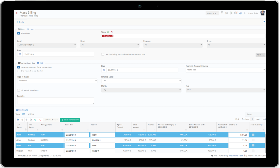 Classter ПО