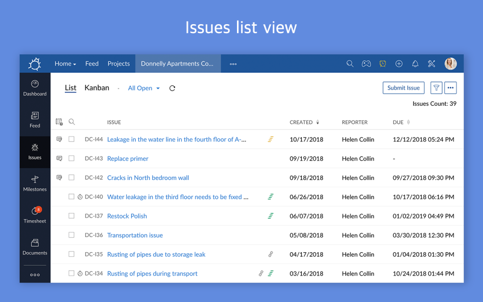 Zoho Bugtracker ПО