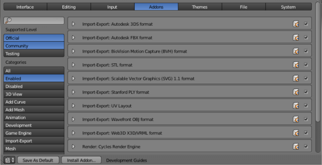 Blender ПО