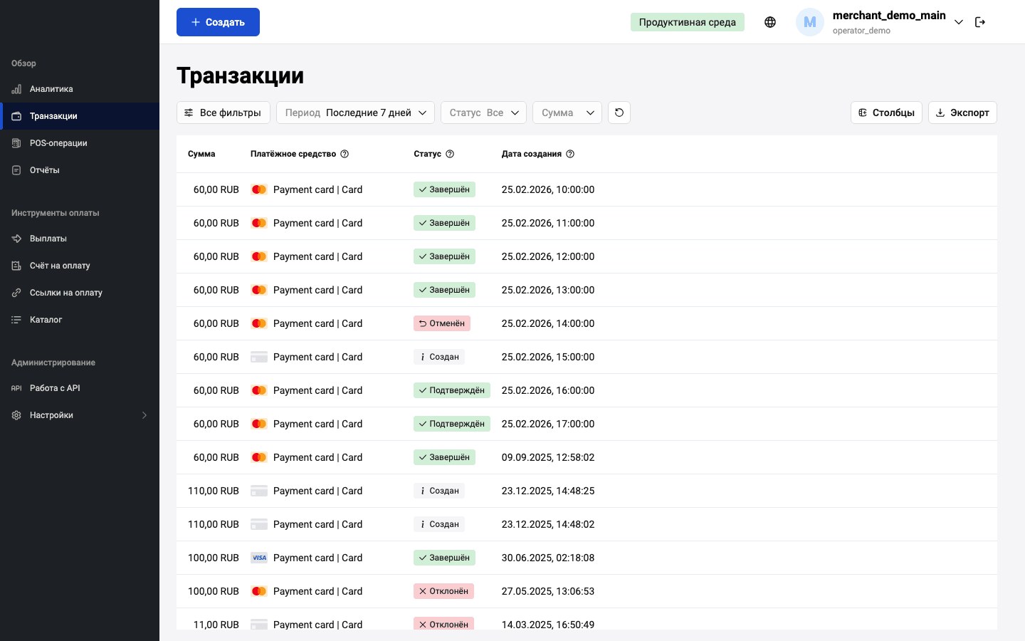 Платежная платформа РБС программа