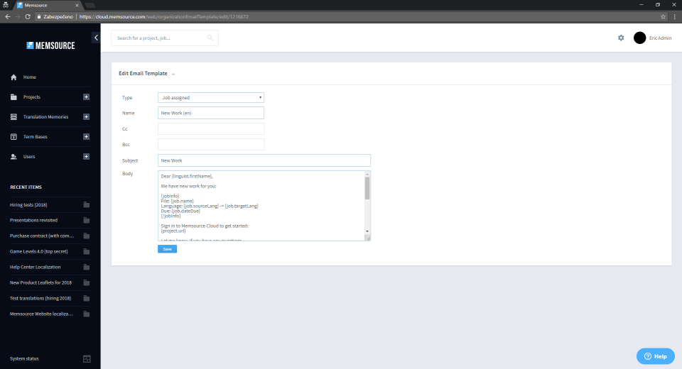 Memsource Cloud подбор