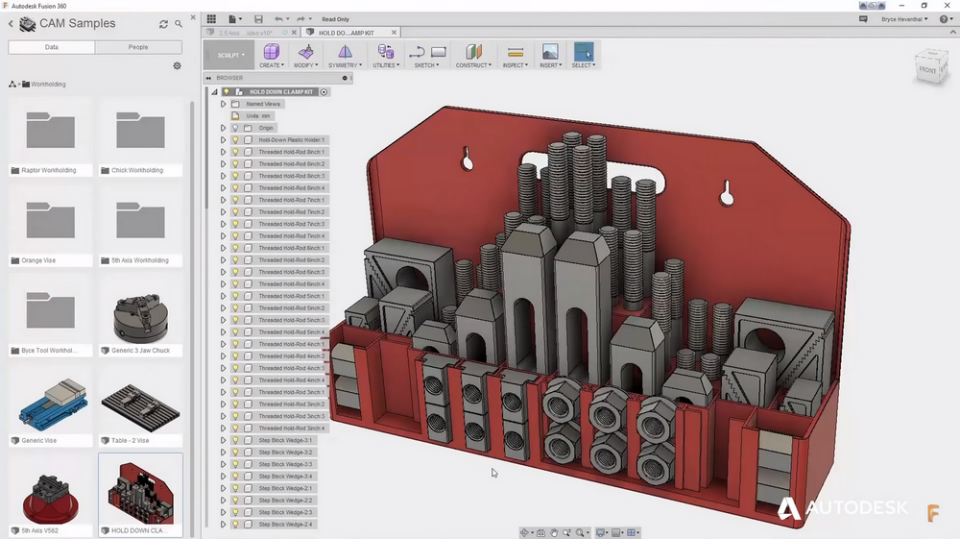 Fusion 360 подбор