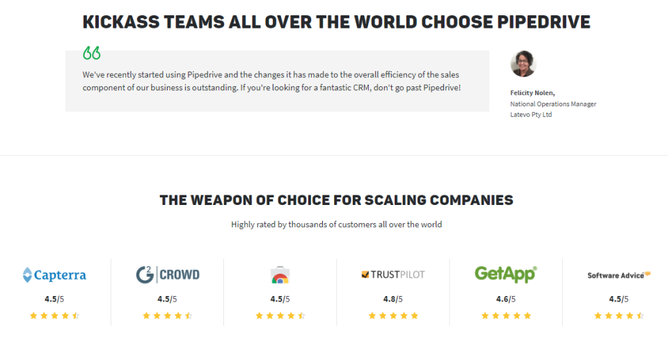 Pipedrive ПО