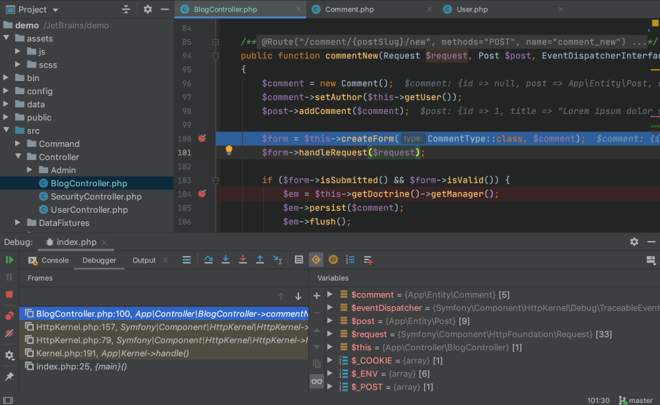 PhpStorm характеристики