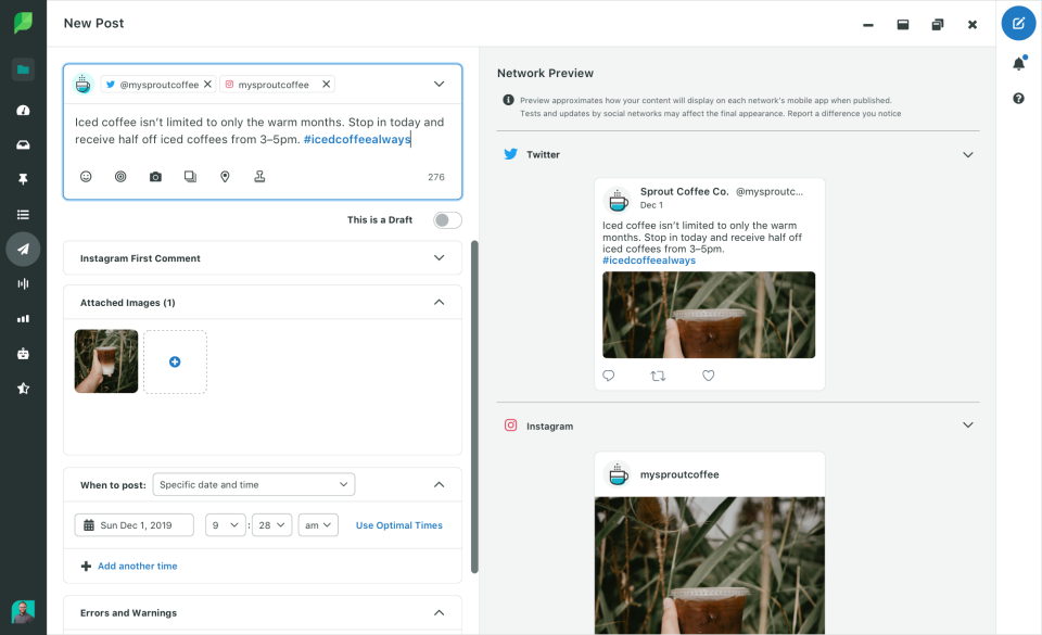 Sprout Social подбор