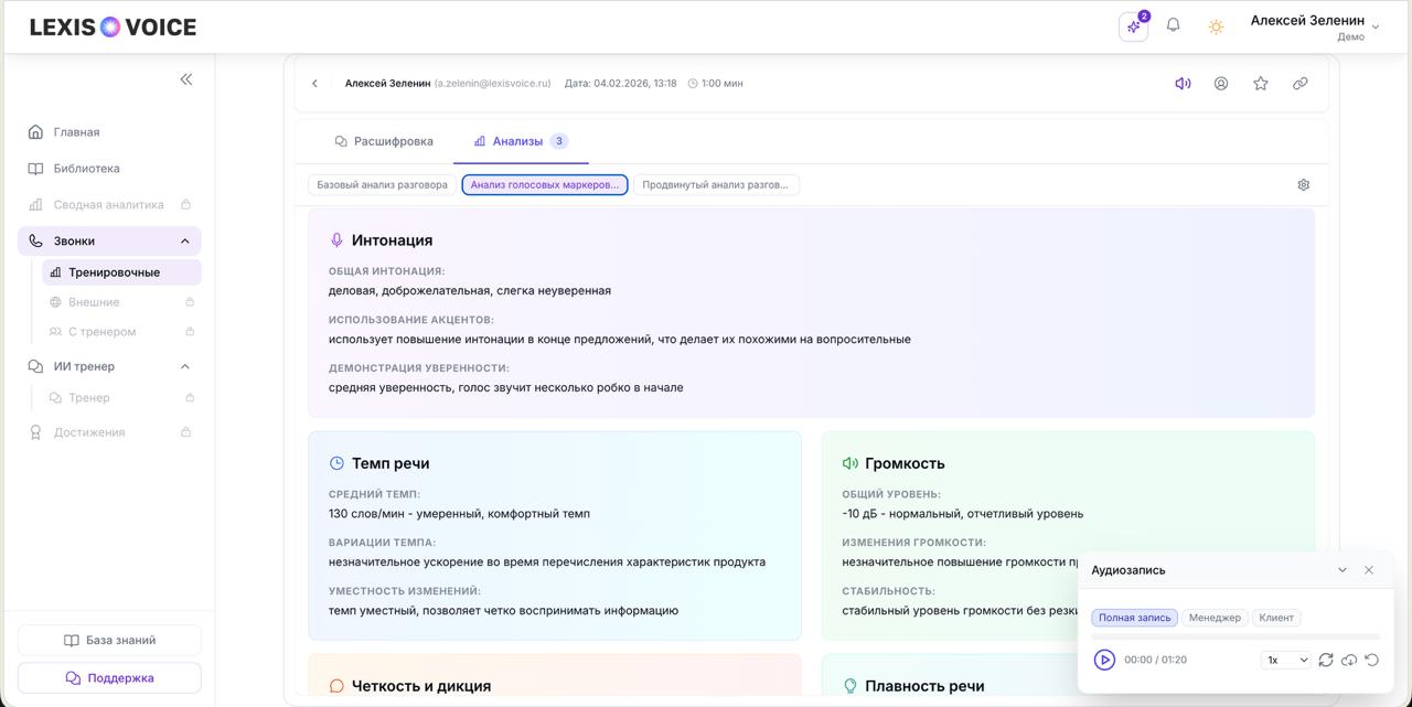 Lexis Voice сравнение