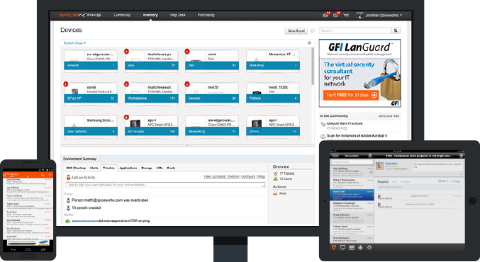 Spiceworks Network Monitor сравнение