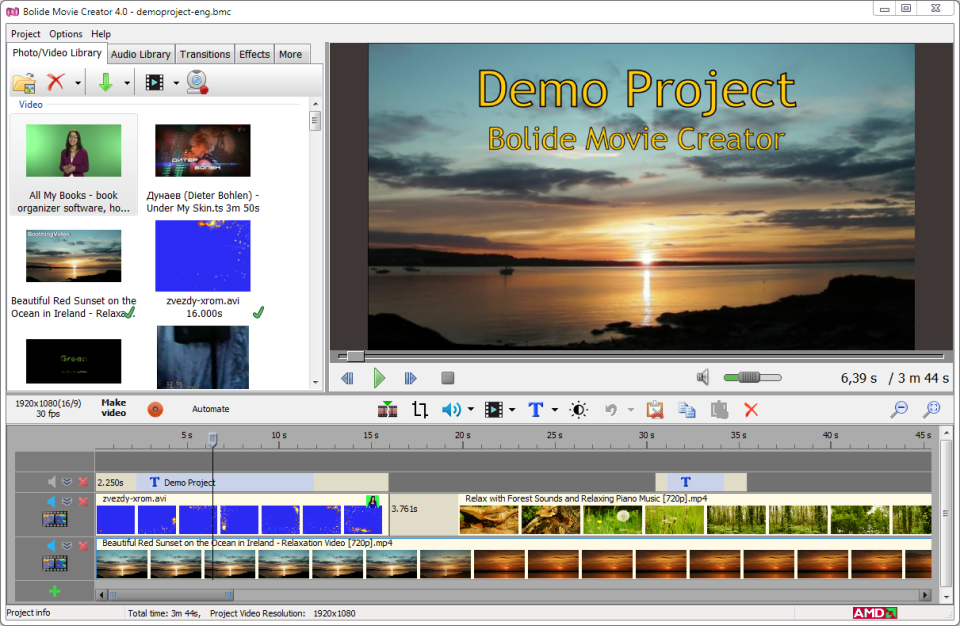 Bolide Movie Creator программа