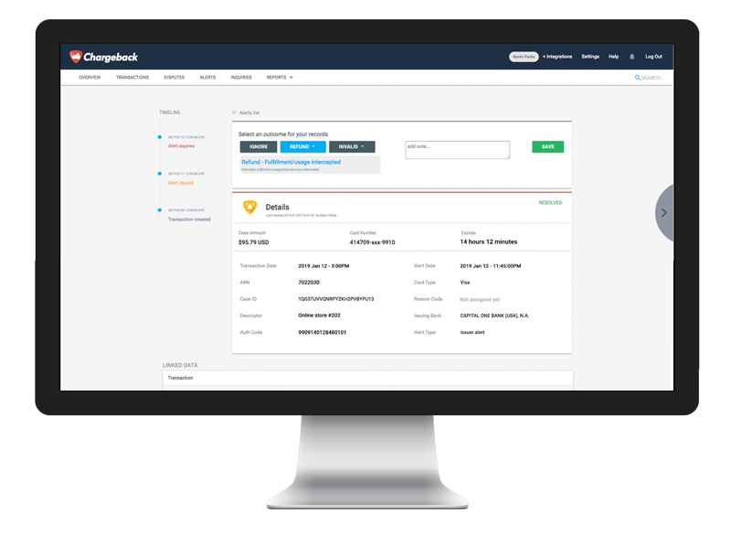 Chargeback характеристики