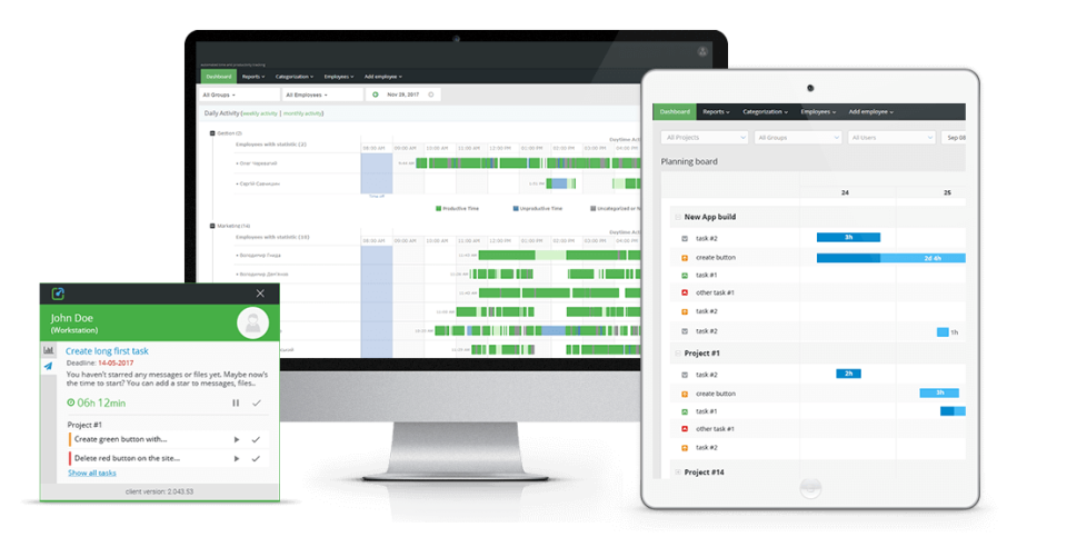 Yaware.TimeTracker характеристики