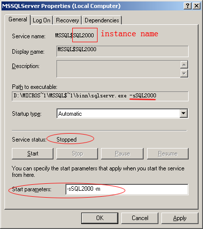 SQL Server Backup характеристики