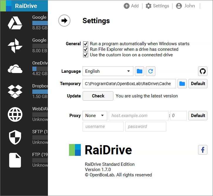 RaiDrive сравнение