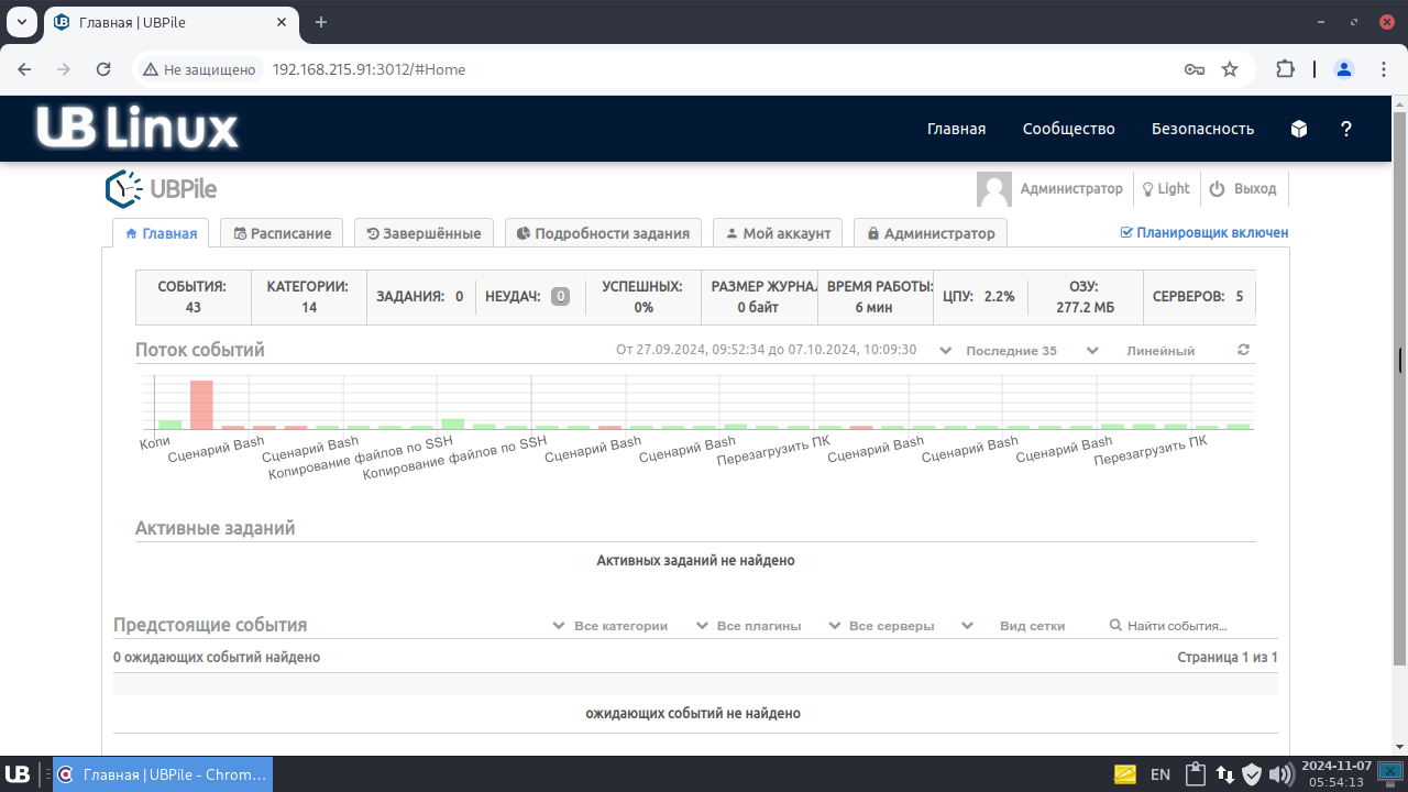 UBLinux Server ПО
