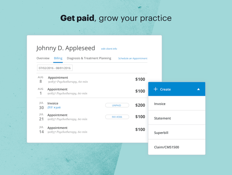 SimplePractice сравнение