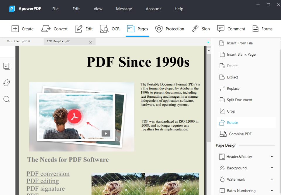 ApowerPDF характеристики