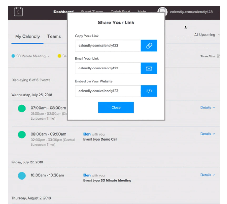 Calendly ПО