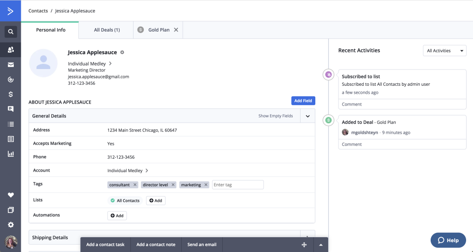 ActiveCampaign подбор
