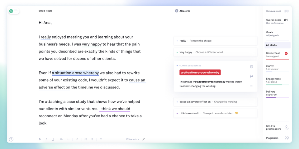Grammarly Business
